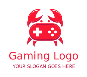 games logo online crab and console