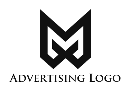 design a Letter M logo forming celtic