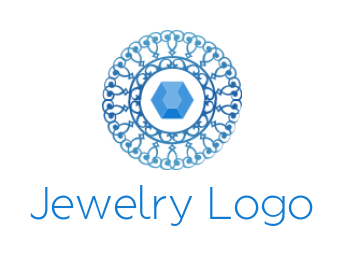 diamond surrounded by scroll work in jewelry