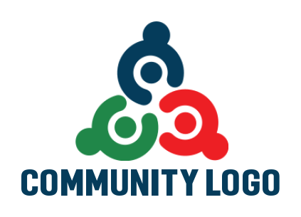 triangular community or parenting with people