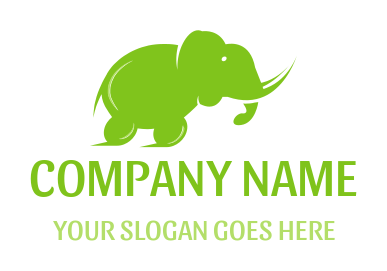 animal logo online stuffed toy elephant