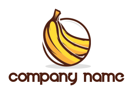 restaurant logo of bananas in center of circle