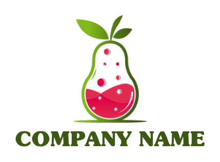make a food logo online chemicals inside pear