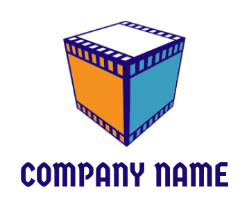 media logo maker film box - logodesign.net
