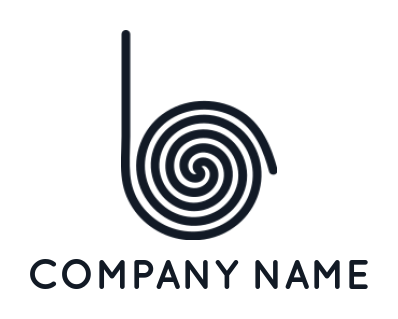 Design a Letter B logo made of lines