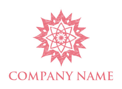make a spa logo lotus flower pattern mandala - logodesign.net