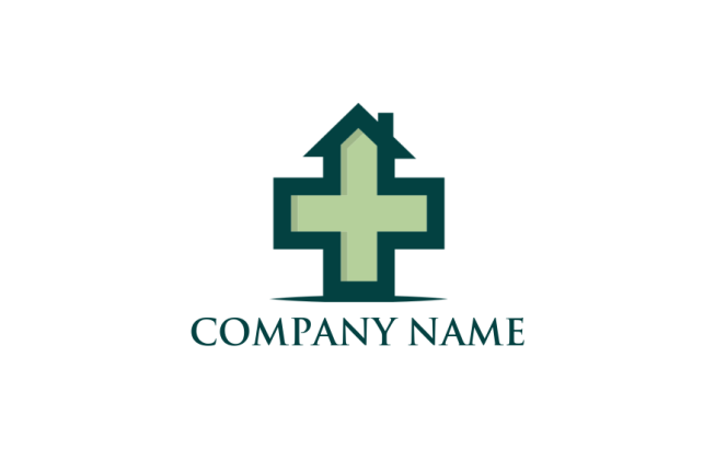 make a medical logo medical cross forming home