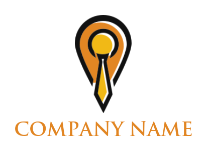 create an recruitment logo tie in location pin - logodesign.net
