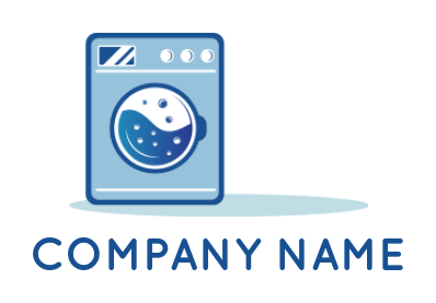 design a cleaning logo water in tumble wash machine - logodesign.net