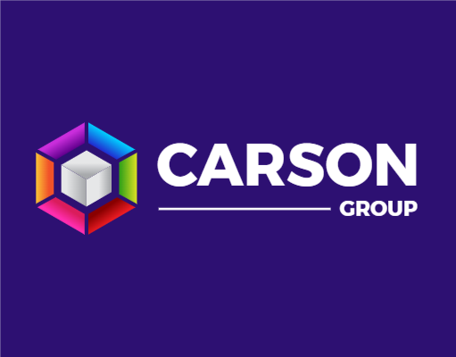 consulting logo colorful 3D hexagon with cube