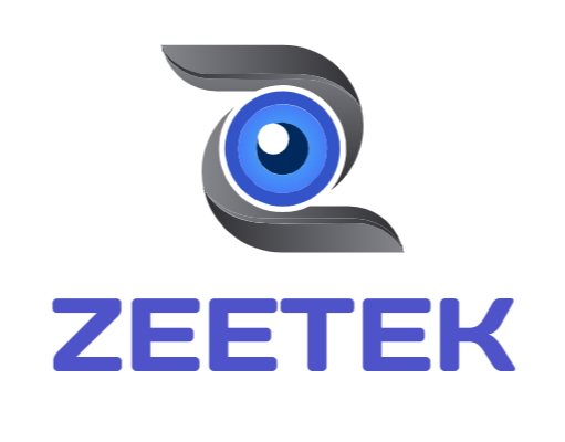 IT security logo maker eye in 3D initial Z