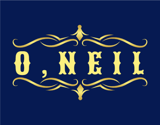 hotel logo text in ornamental banner