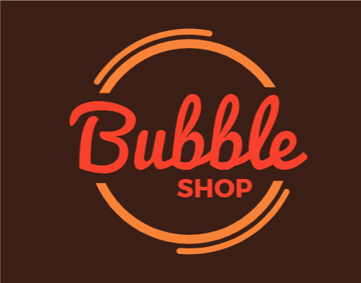 snack shop logo icon text and circle