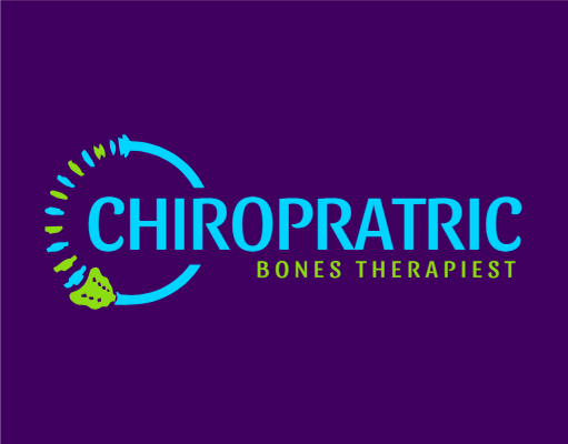 chiropractic logo spinal cord circle with text