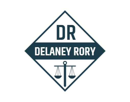 law firm logo initials in balance in rhombus