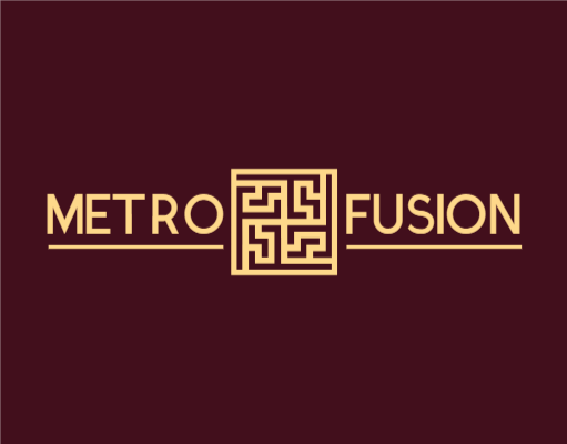 hotel logo square with lattice pattern