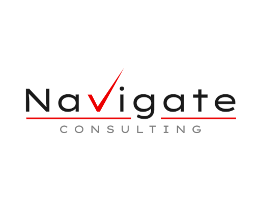 consulting logo check mark with line in text