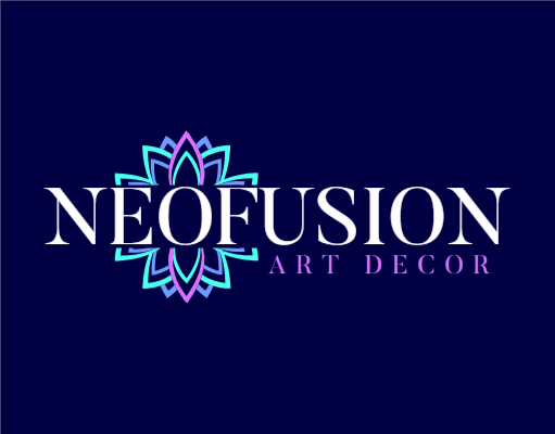 make an arts logo colorful abstract flower