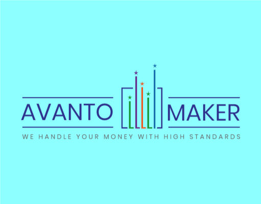 create an investment logo thin bar graphs