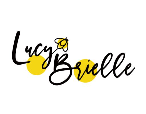 beauty logo maker flying bee with circles