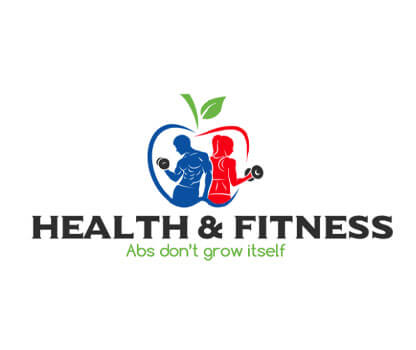 A logo for health and fitness. It features vibrant colors and a sleek design, representing a healthy and active lifestyle