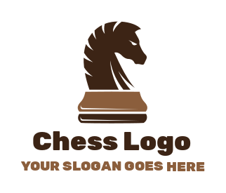 Classy Chess Logos | Chess King Logo Maker | LogoDesign.net