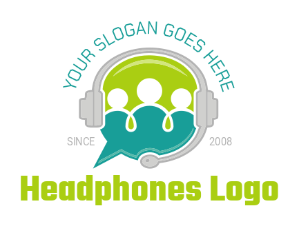 Free Headphones Logos Headphones Logo Designs Logodesign Net