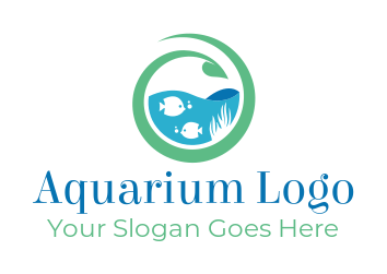 Cool Aquarium Logos | Fish Shop Logo Designer | LogoDesign.net