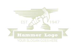 Free Hammer Logos Hammer Logo Maker Logodesign Net