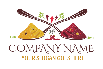 indian restaurant logo design