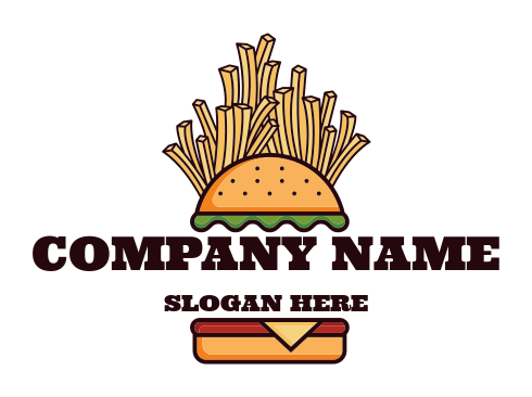 270 Best Burger Logos Free Burger And Fries Logo