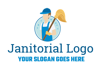 500+ Best Janitor Logos | Free Janitorial Logo Maker