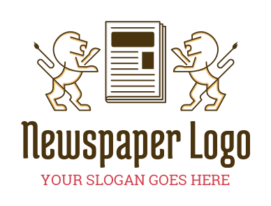 Free Newspaper Logos Newspaper Logo Maker Logodesign Net