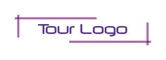 create a text logo modern in L frames