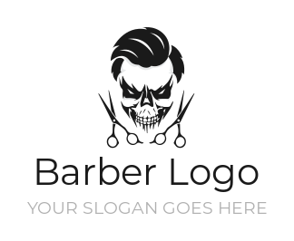 Barbershop Scissors Comb Badge PNG & SVG Design For T-Shirts