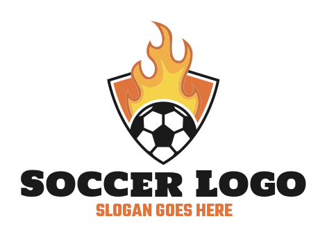 Premium Vector  Flaming torch logo sport fire sign competitions