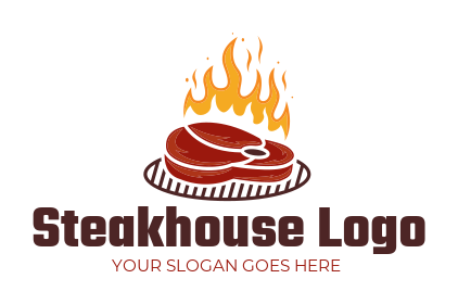 Steak House Logo - Steak House Logo Design Bar And Grill Logotype