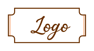 text logo online in vintage badge