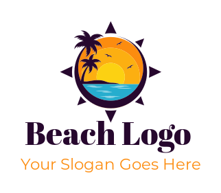 Best Beach Logos | Beach Resort Logo Designs | LogoDesign.net