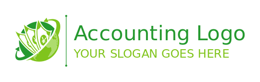 investment logo yen currency notes with globe