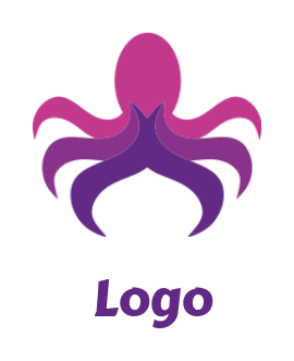 animal logo image abstract octopus