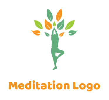 Yoga logo or label. Fitness, meditation symbol. Vector illustration Stock  Vector