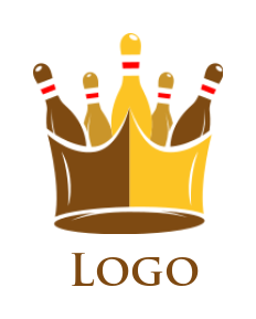 designer with crown logo