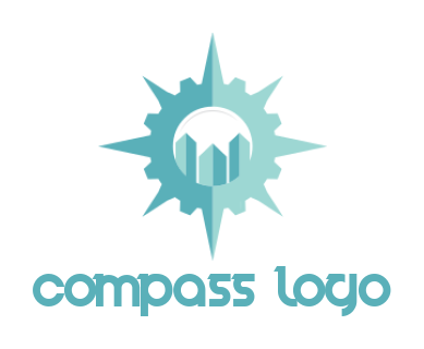engineering & energy logo buildings in compass