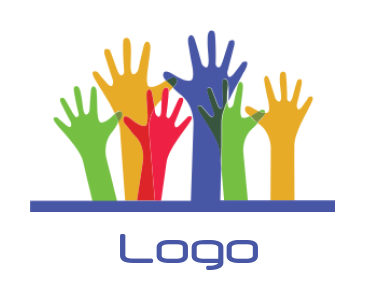 helping hands logo design png