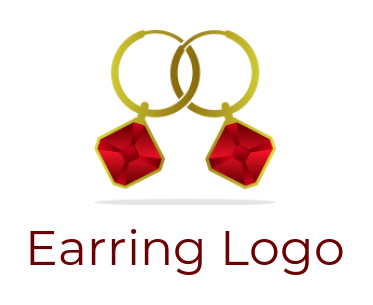 Elegant Earring Logos | Generate a Logo Design | LogoDesign.net