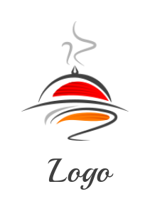 design a restaurant logo food cloche - logodesign.net