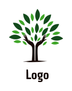 tree green logo design