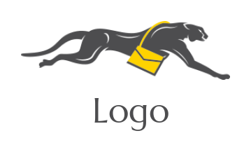 jaguar with handbag | Logo Template by LogoDesign.net