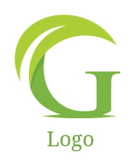 Leaf With Letter G Logo Template By Logodesign Net